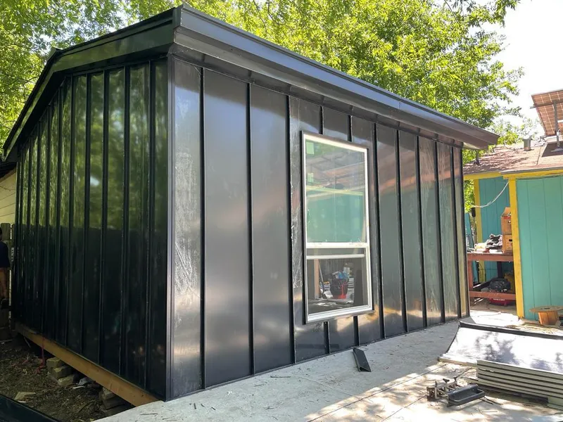 Black standing seam metal wall panels for Roof Inspection in Millsboro