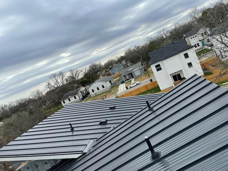 Standing seam metal roof panels with vents for Skylight Repair in Millsboro